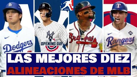 alineaciones mlb